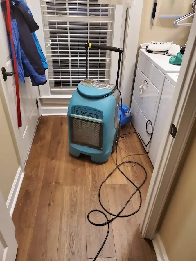 Commercial dehumidifier deployed for Flood Damage Cleanup in Wanaque